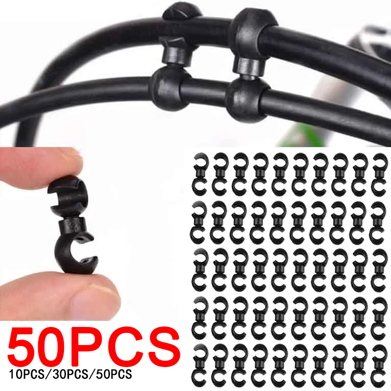 Mountain Biking Gear - Rotatable MTB Brake Cable Clips Bicycle