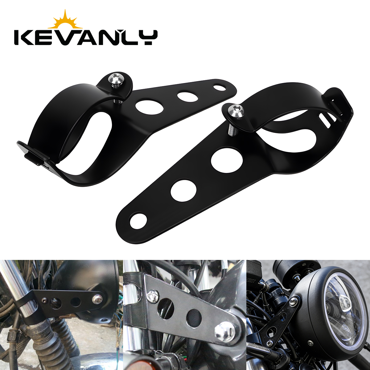 Mountain Biking Derby - 28-36mm 35-43mm Motorcycle Headlight Mount Bracket