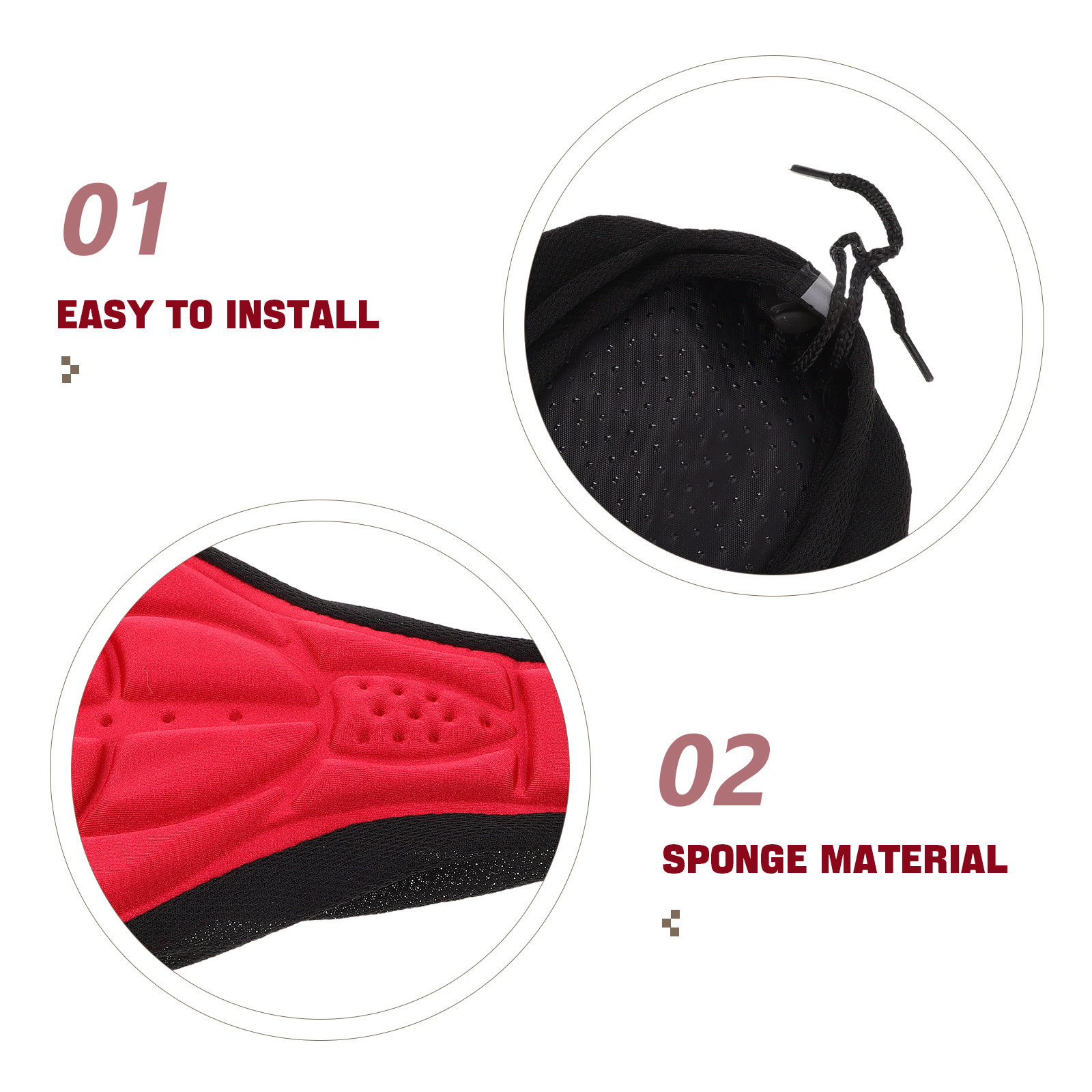 2Pcs Bike Seat Cushion Cover B - đánh giá và giá Mountain Biking Gear
