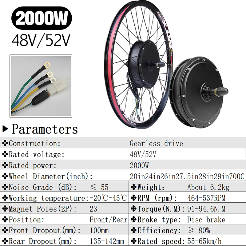 MTX 48V52V 2000W Ebike Motor W - đánh giá và giá Mountain Biking Gear