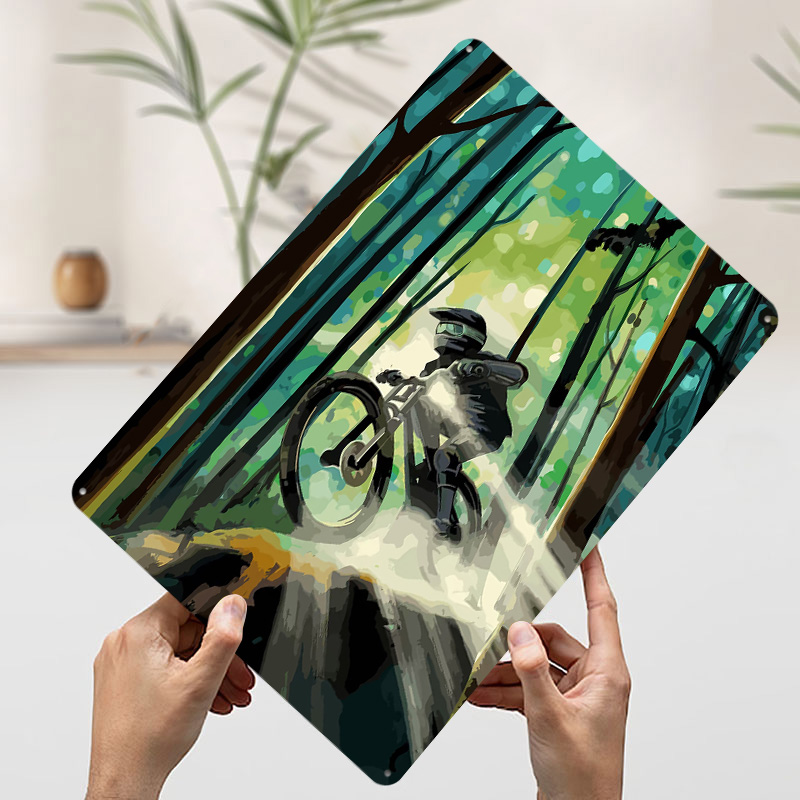 Mountain Bike Poster Retro 3D  - đánh giá và giá Mountain Biking Gifts