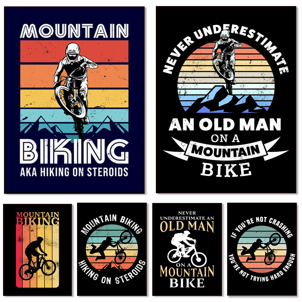 Go Mountain Bike Print Canvas  - đánh giá và giá Mountain Biking Europe